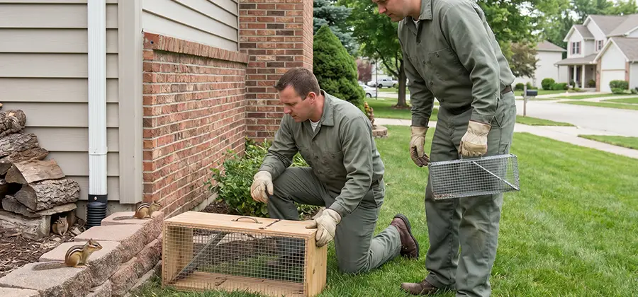 Remove Chipmunks From Yard in Cranford