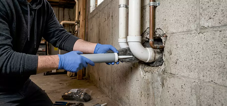 Mouse Proofing Pipes in Cranford